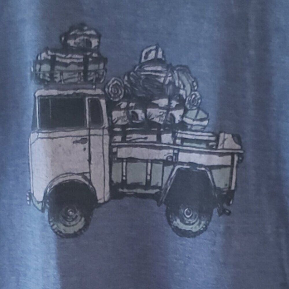 The North Face Men's T-Shirt Off Road Truck Camping Graphic - Picture 2 of 5